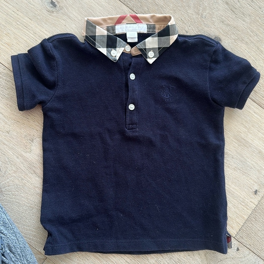 Authentic Burberry boys polo 2y or 2T